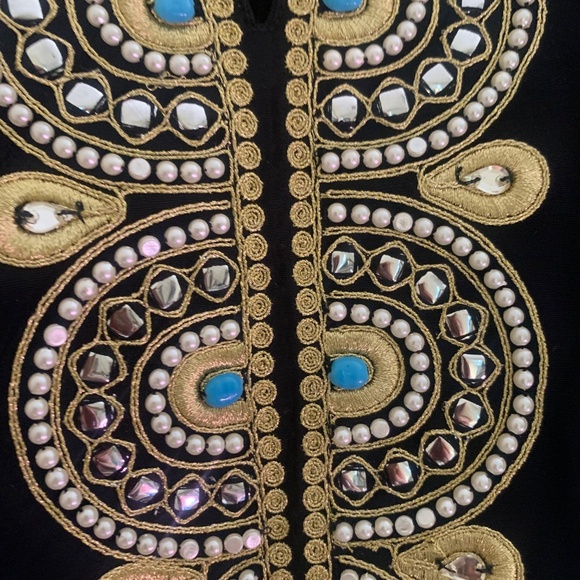 NicoBlu Black embellished tunic - Picture 4 of 8